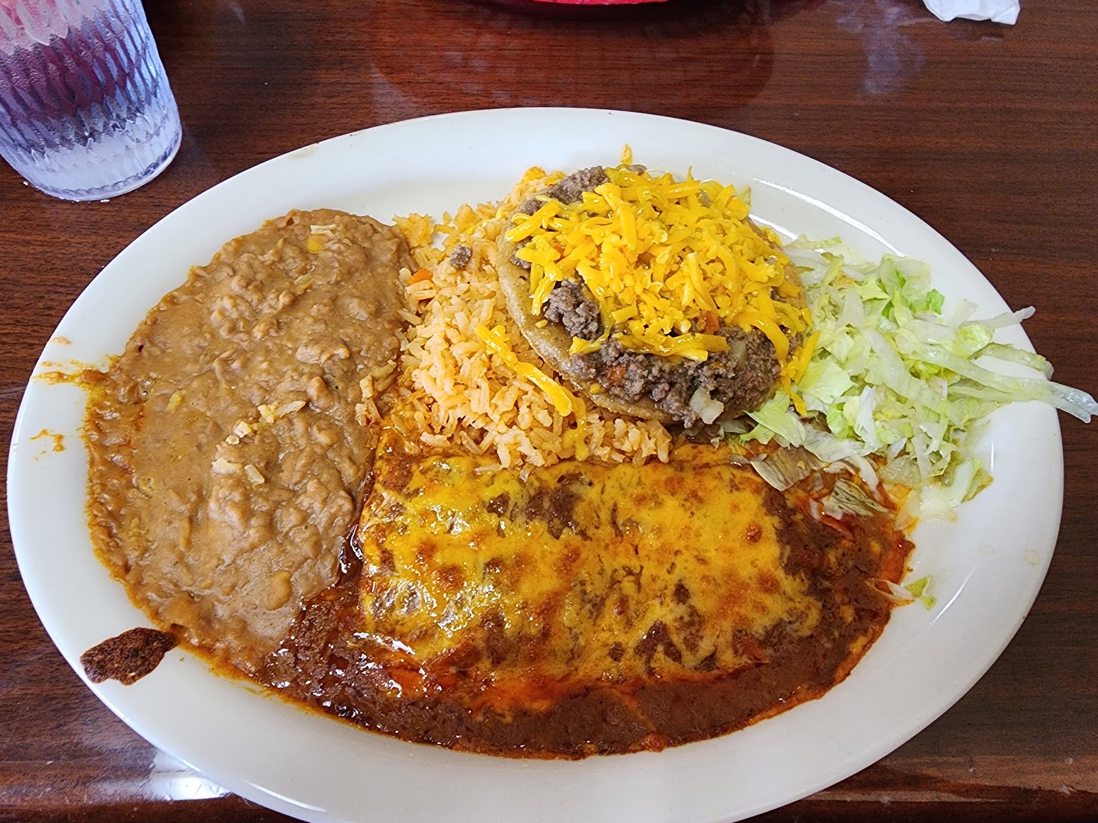 Fresh Mexican dish served at El Rincon